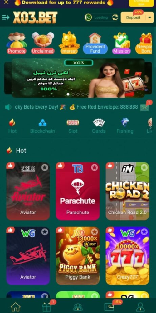 X03bet Game